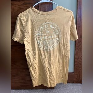 Yellow imperial motion t-shirt, unisex, lightly used